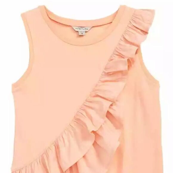 Girl's Habitual Calista Ruffle Tank Top - Picture 1 of 6